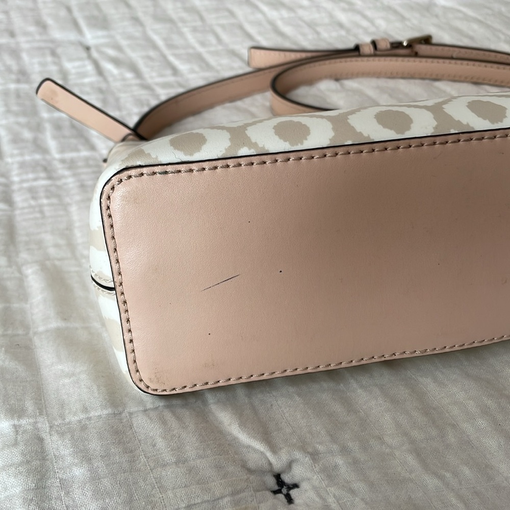 KATE SPADE New York Grove Street Millie Ikat Crossbody Bag in Cream / Cardamom - Picture 6 of 15
